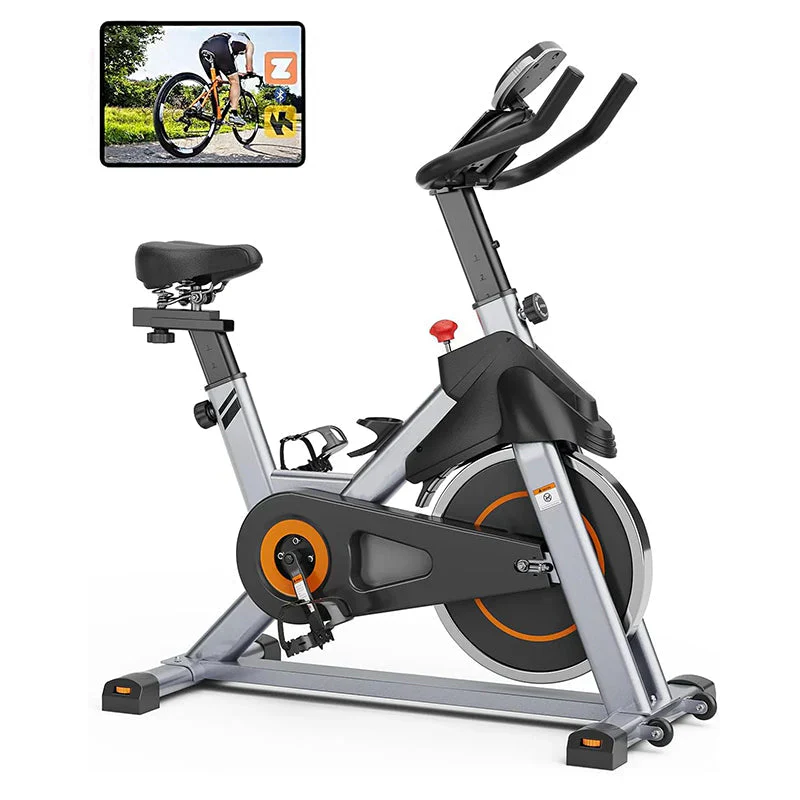 Indoor Cycling Bike Brake Pad/Magnetic Stationary Bike - Cycle Bike with Tablet Mount & Comfortable Seat Cushion - Image 2