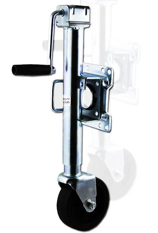 1000 LB Boat RV Swing Away Trailer Boat Jack Swivel Wheel corrosion - Image 3