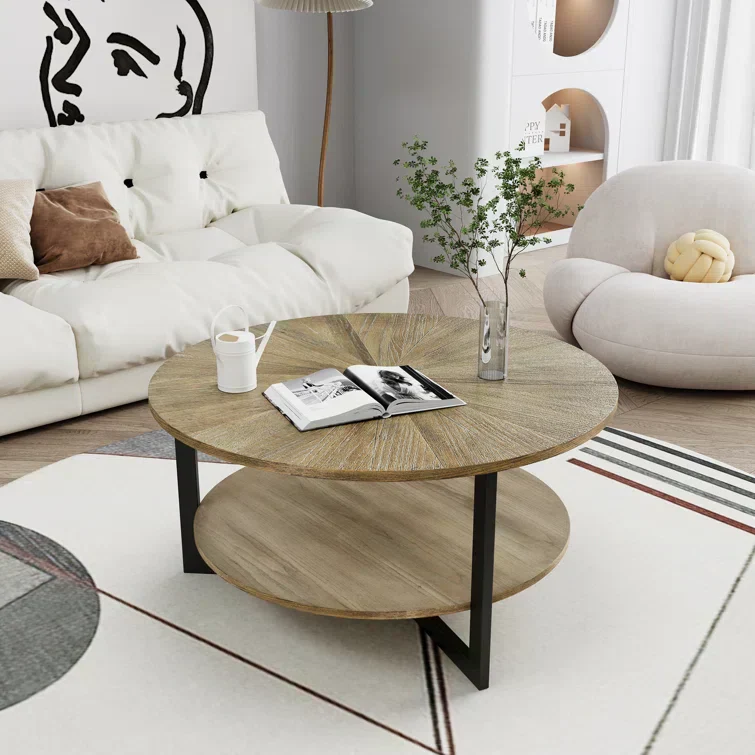 Frame Coffee Table with Storage - Image 10