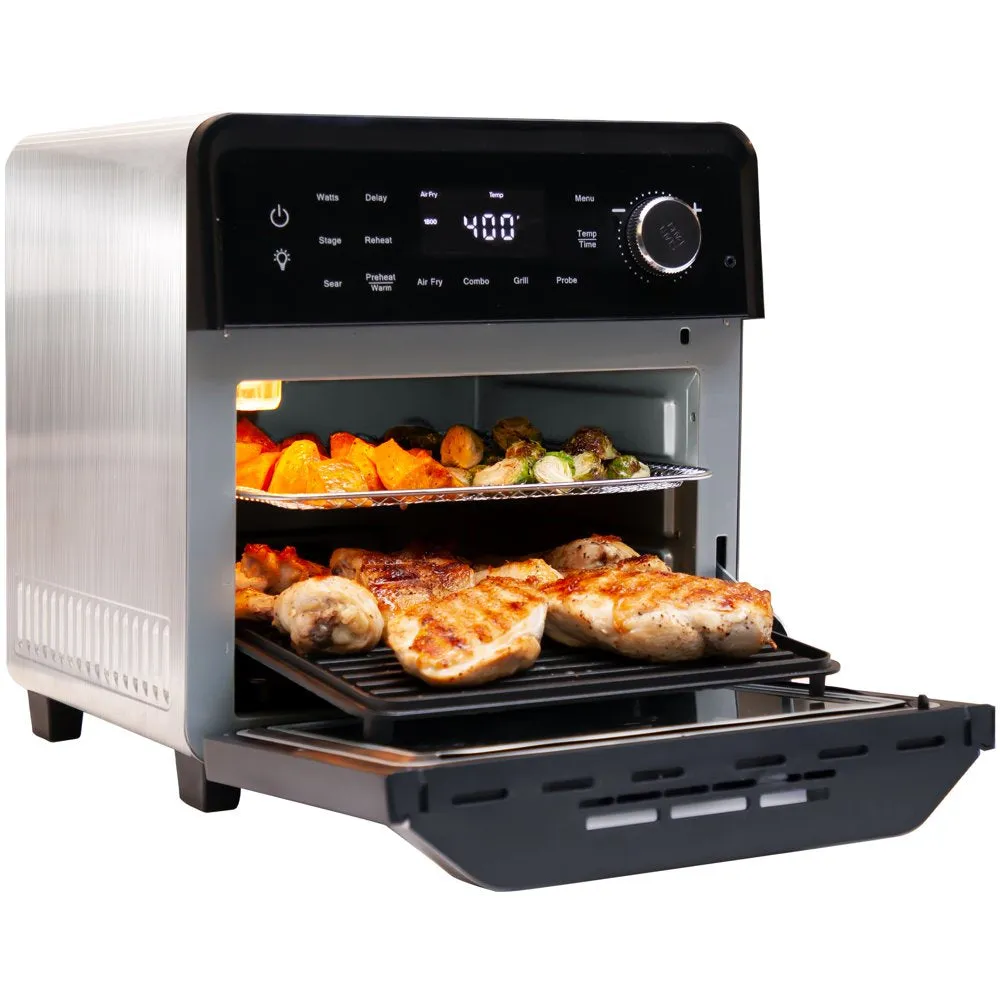 Smart Grill with Combo Cooking & Air Frying Capabilities - Image 2