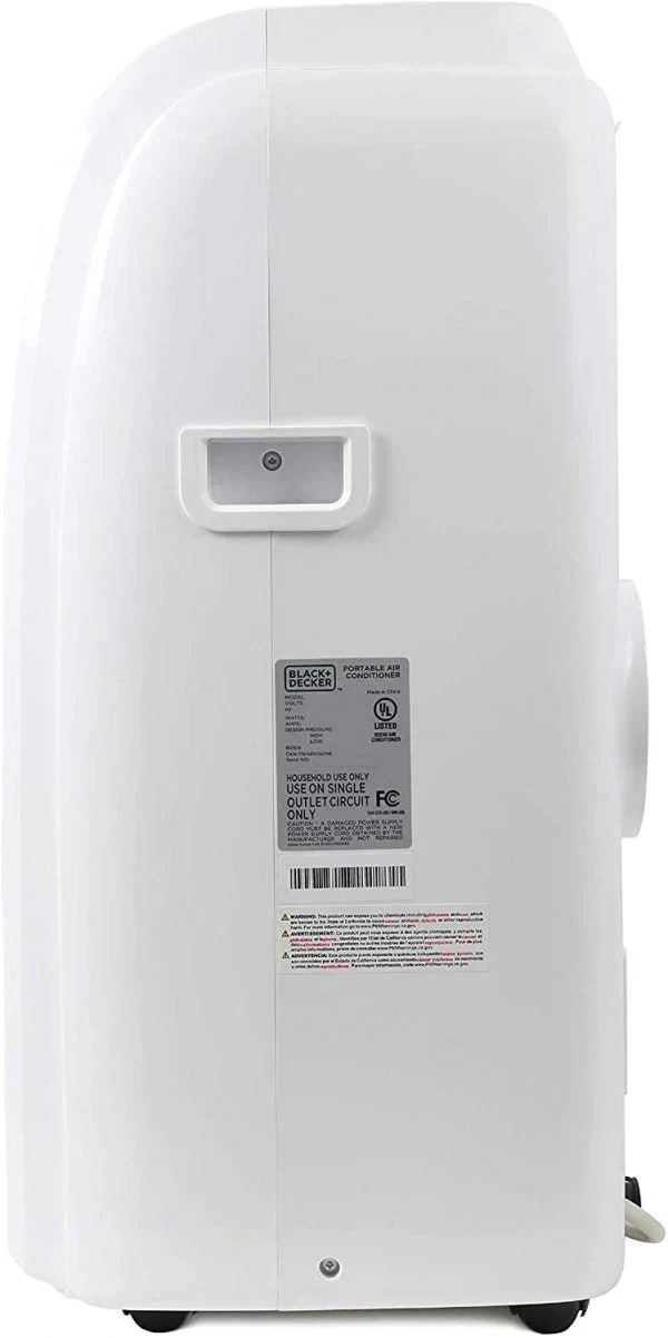 14,000 BTU Portable Air Conditioner with Heat and Remote Control, White - Image 4