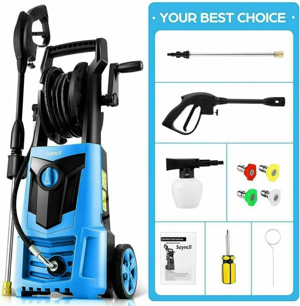 Electric Pressure Washer 3000PSI, 2.4GPM High Power Washer Cleaner NEW - Image 5