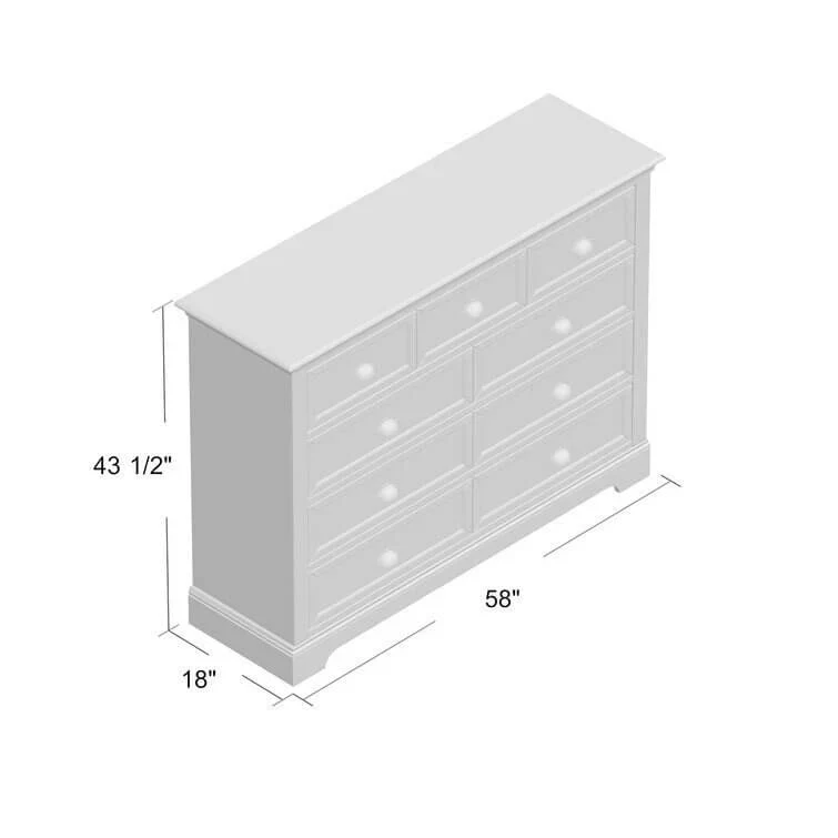 9 Drawer 58'' W - Image 5