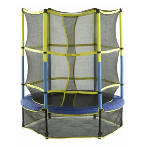 Upper Bounce 55 Kids Trampoline with Safety Enclosure - No-Spring Bungee System, Easy Assembly