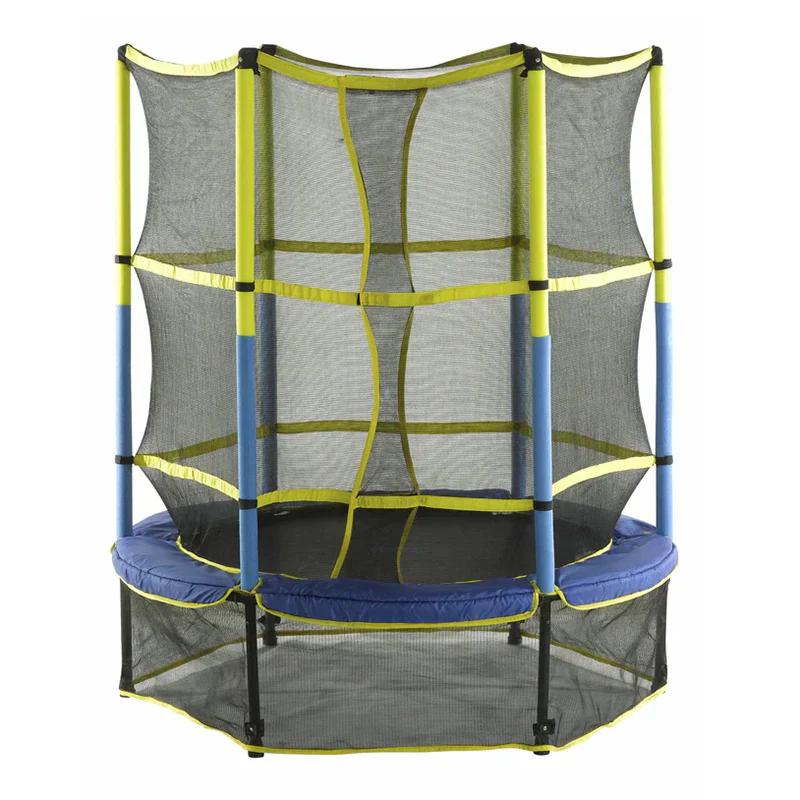 Upper Bounce 55 Kids Trampoline with Safety Enclosure - No-Spring Bungee System, Easy Assembly