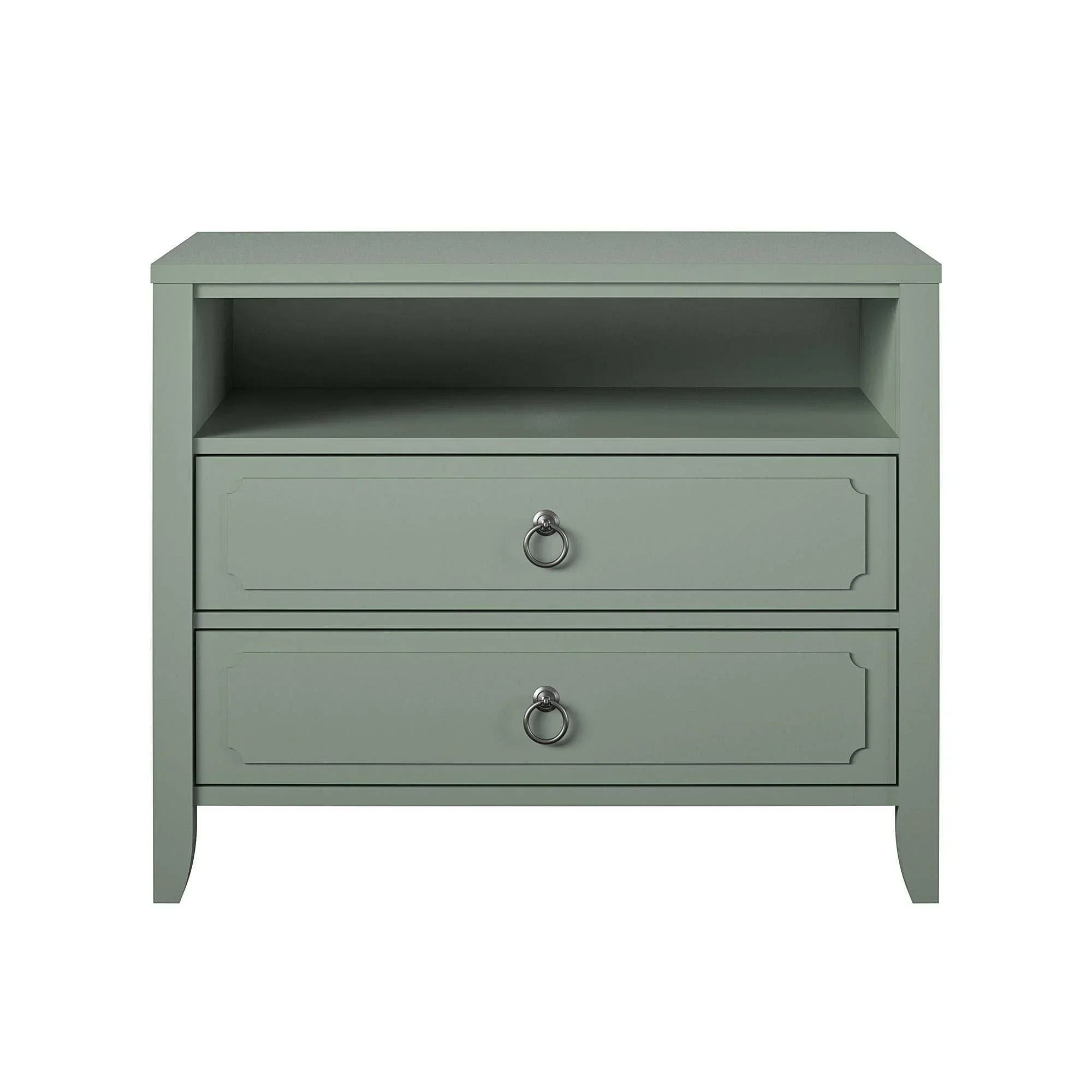 Drawer Nightstand, Green - Image 7