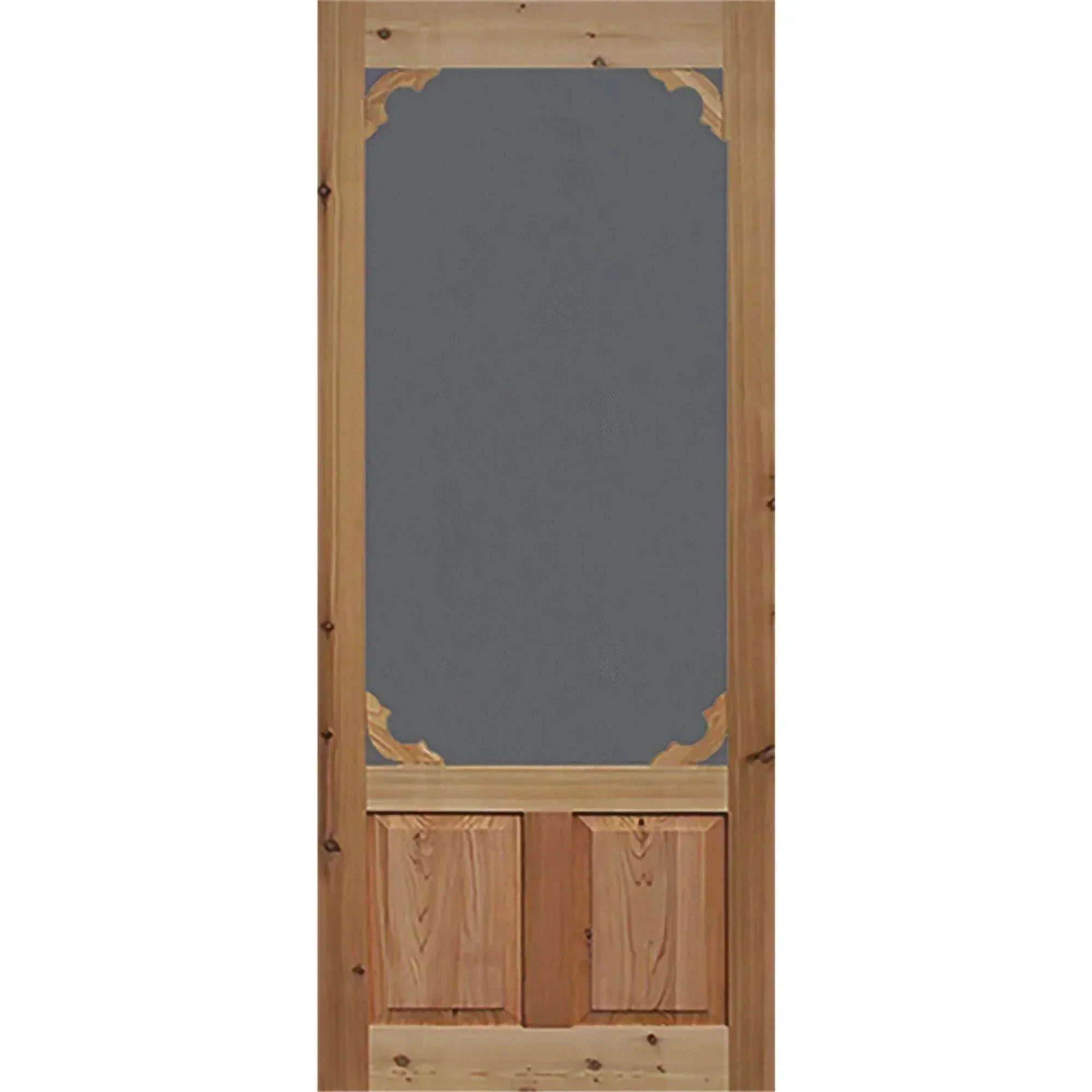 Bay 36 in. x 80 in. Woodland Cedar Screen Door - Image 2