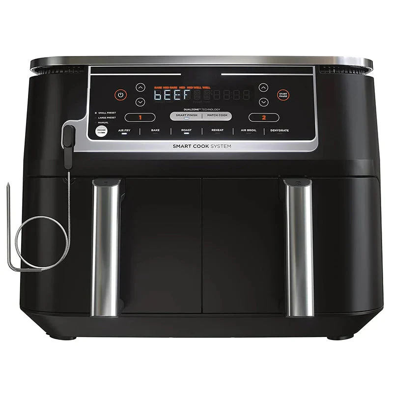 DZ401 Foodi 10 Quart 6-in-1 DualZone XL 2-Basket Air Fryer with 2 Independent Frying Baskets - Image 3