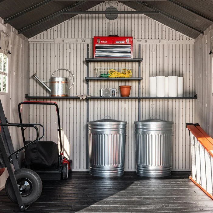 8 ft. W x 12.5 ft. D Plastic Storage Shed - Image 5