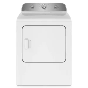 7.0 Cu. ft. Electric Dryer with Wrinkle Prevent - White