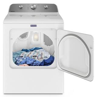 Maytag 7.0 cu. ft. Vented Gas Dryer in White MGD4500MW - Image 7