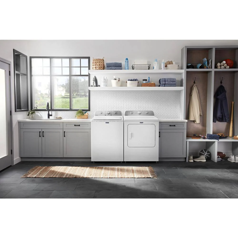 Maytag 7.0 cu. ft. Vented Gas Dryer in White MGD4500MW - Image 12