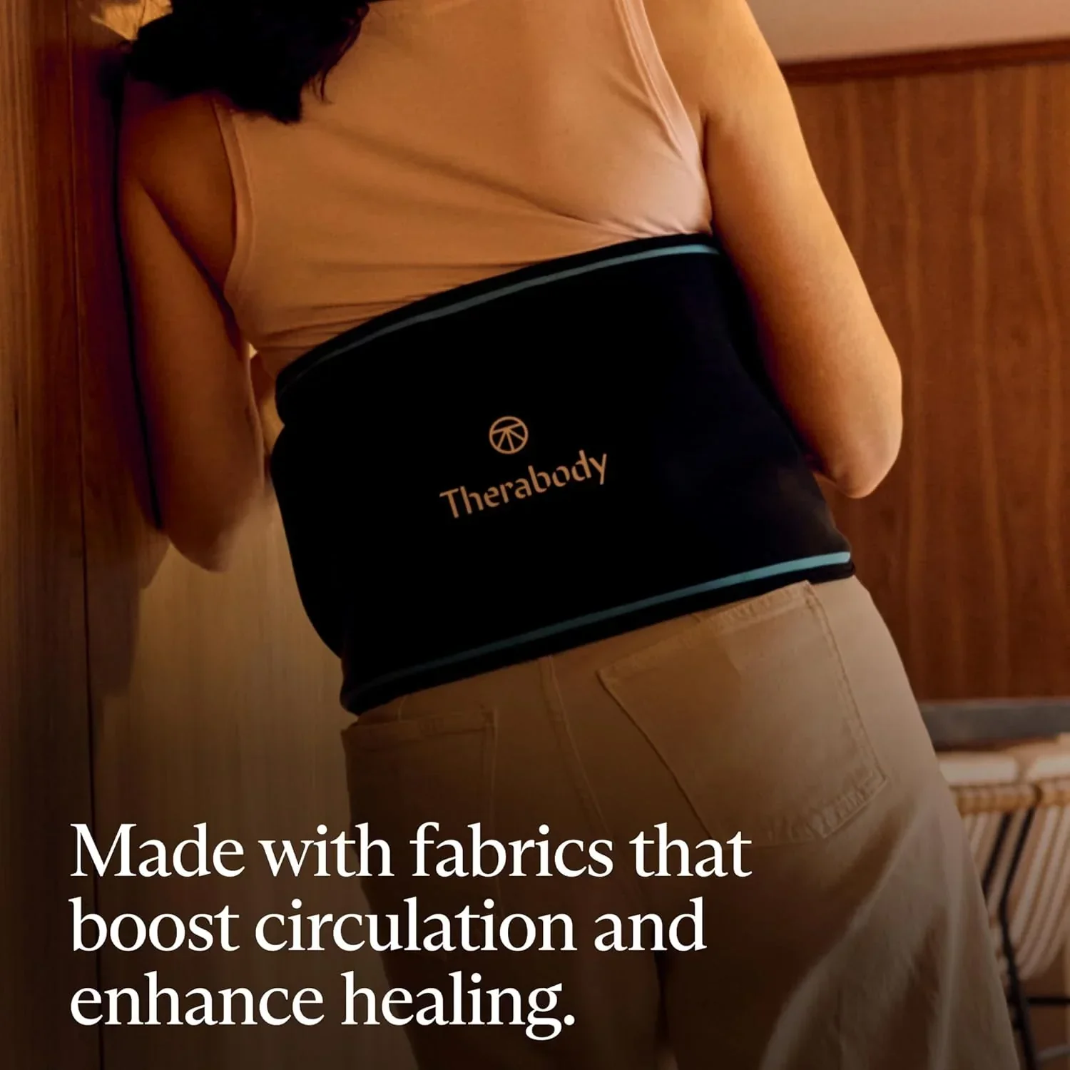 RecoveryTherm Back - Hot Vibration Back and Core Wrap for Athletes - Advanced Hot Vibration for Pain Relief Wrap with Cryothermal Technology - One Size Fits All - Image 5