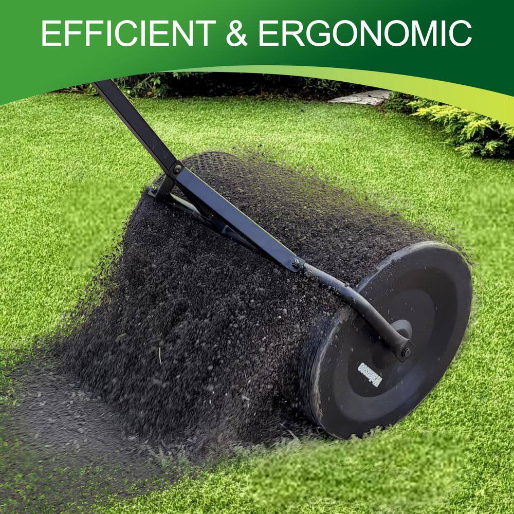 SP-001-JNN 24 in. Metal Handle Peat Moss Compost Spreader - Image 3