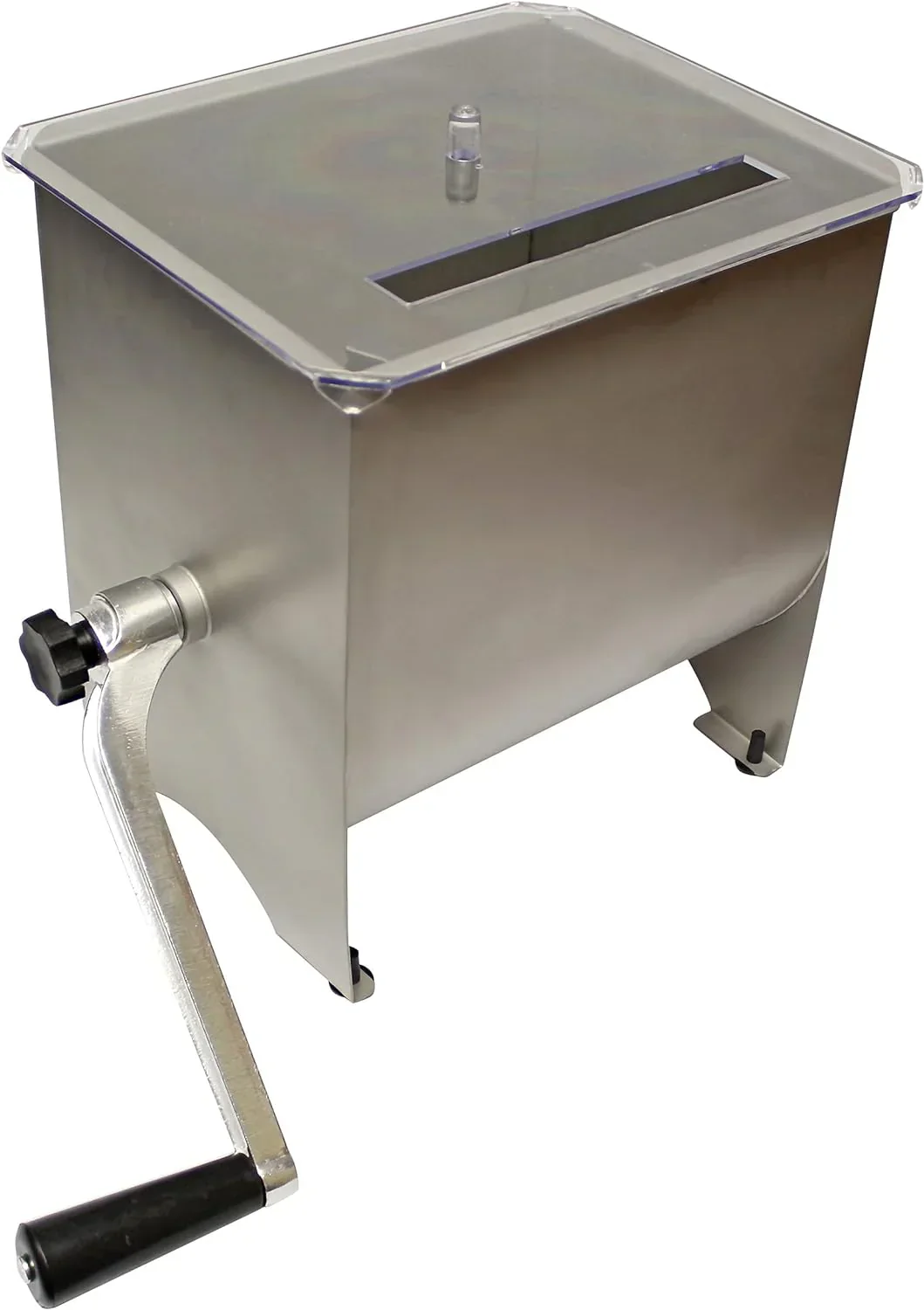 Manual Meat Mixer - 20 lb Sausage Mixer Machine with Lid, Ideal for Ground Beef Processing - Image 5