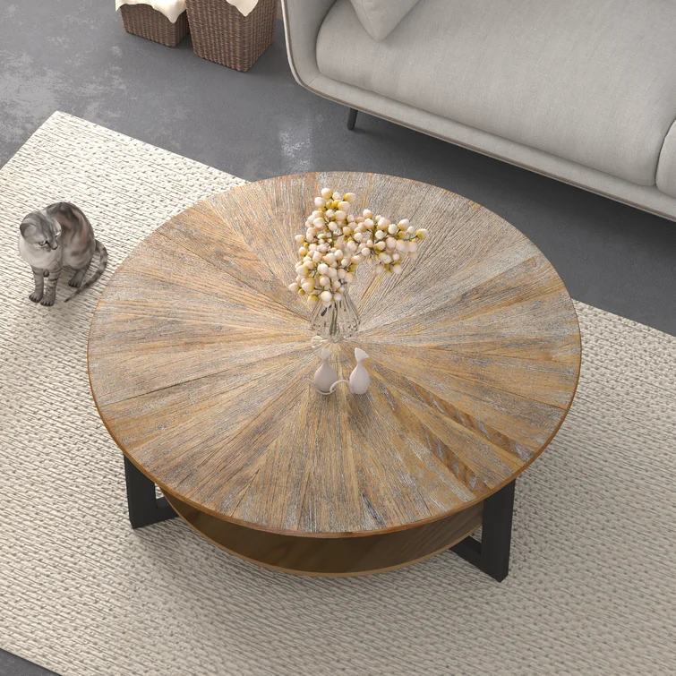 Frame Coffee Table with Storage - Image 9