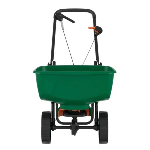 Turf Builder EdgeGuard DLX Broadcast Spreader 15,000 sq. ft.