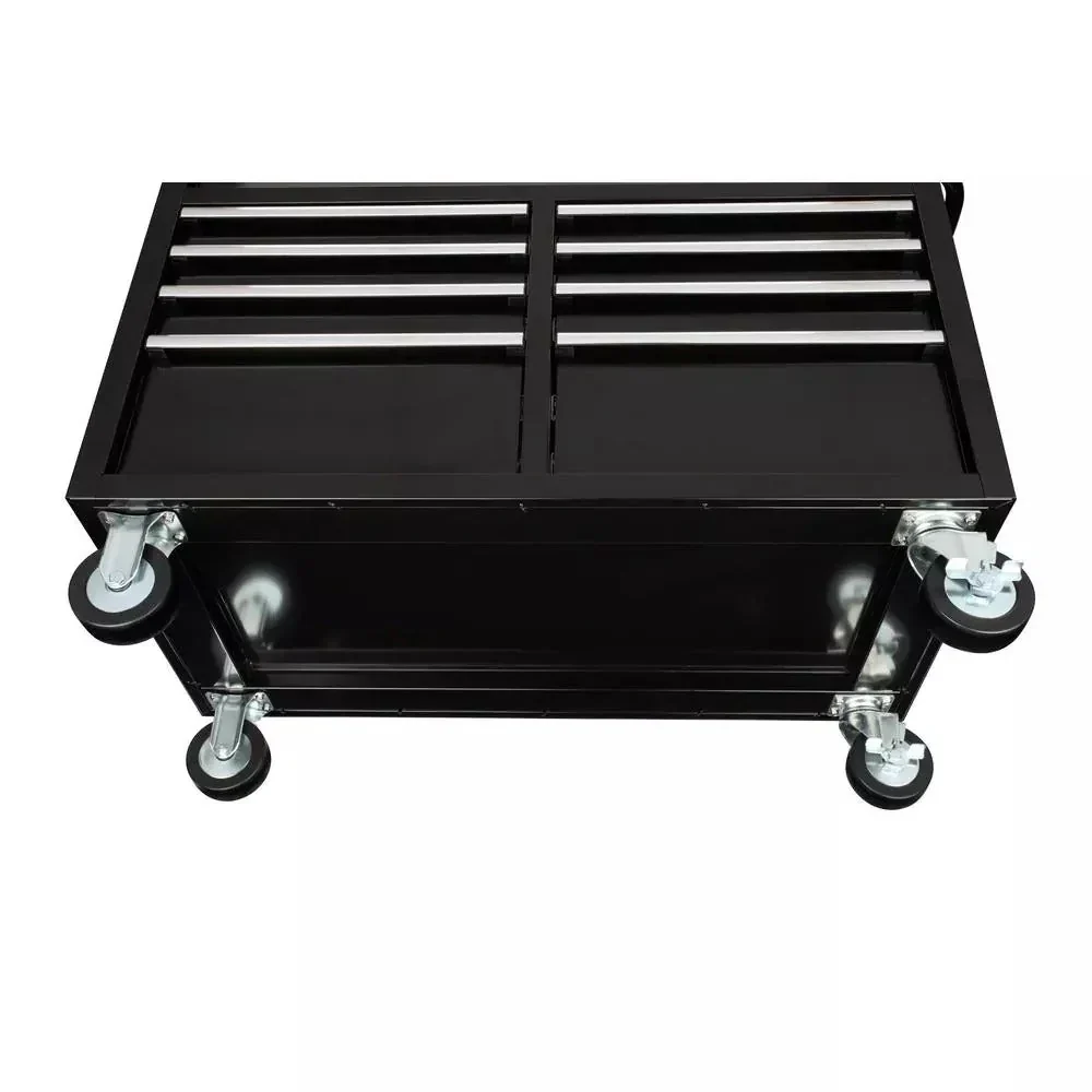 46 in W x 24 in D 9Drawer Gloss Black Deep Tool Chest Mobile Workbench - Image 2