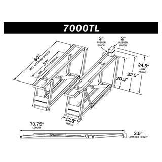 QuickJack 7000TL Portable Car Lift for Trucks & SUVs, 7000 lbs Capacity - Image 3