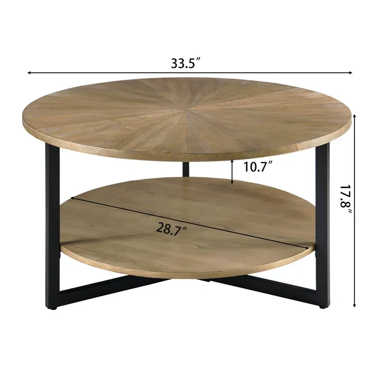 Frame Coffee Table with Storage - Image 8