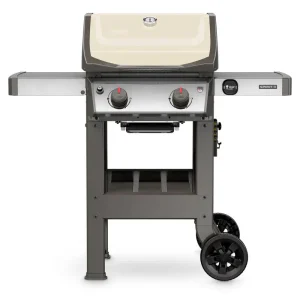 210 Propane Gas Grill, Ivory - 450 sq. in. Cooking Area, GS4 System, Stainless Steel Burners, Porcelain-enameled Grates