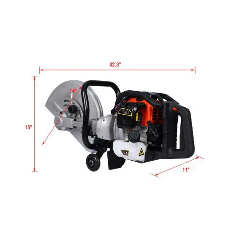 14 Inch 52Cc 2 Stroke Gas Powered Concrete Cut Off Saw Gasoline Grinder Without Blade - Image 6