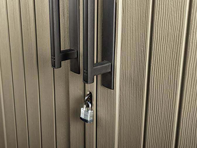 Rubbermaid Outdoor Storage Shed, 52 Cu.Ft., Weather-Resistant, Lockable Doors - Image 5