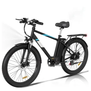 BK3M 500W Electric Bike, 26x3.0, 36V/15Ah, Shimano 7-Speed, Carbon Steel, IP54 Waterproof